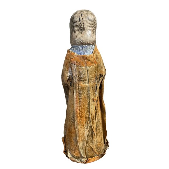 Vintage 1950's Japan Paper Mache Virgin Mary, Joseph & Baby Jesus Set - Picture 7 of 8